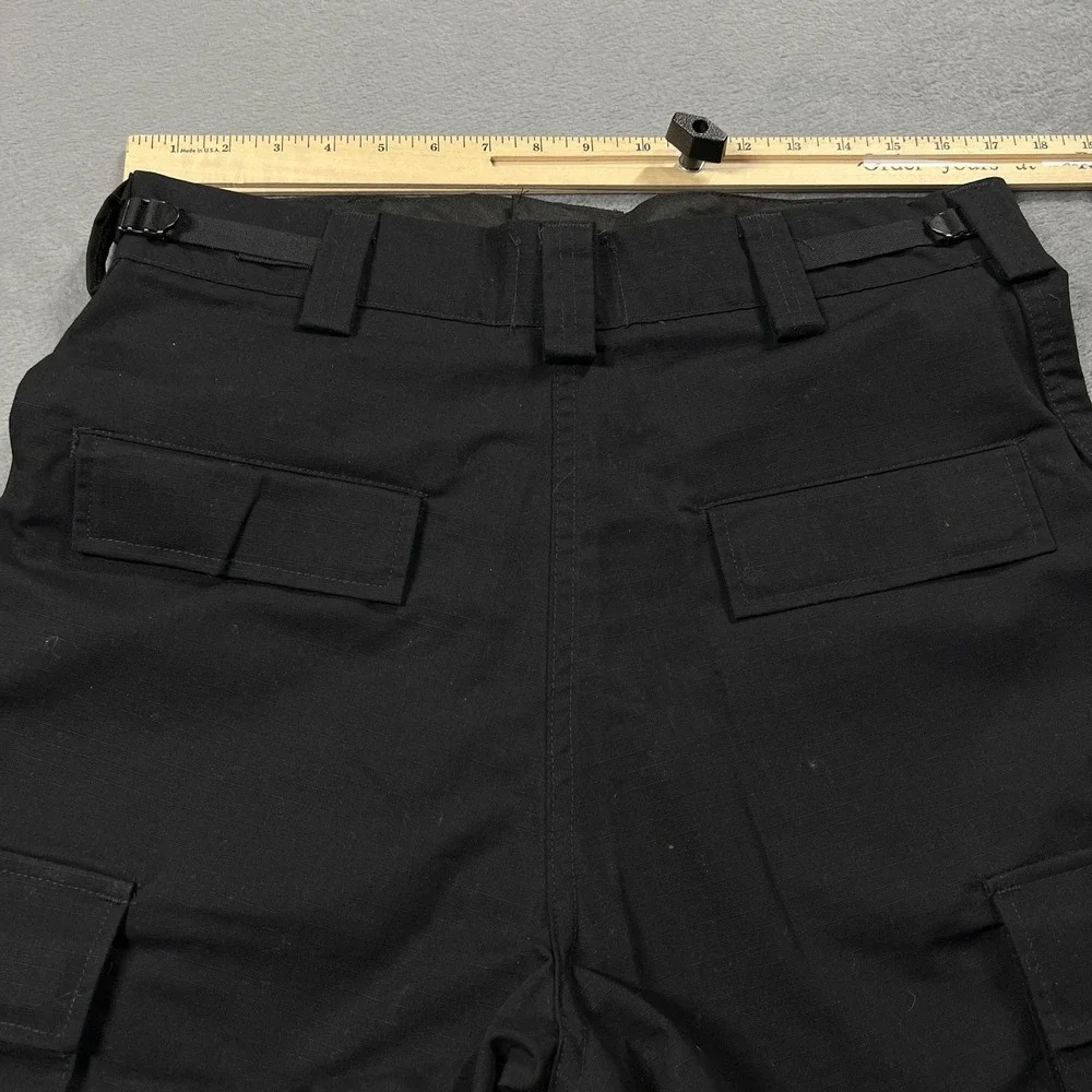 Tru Spec Pants Mens M Black Cargo Straight Khakis Utility Ripstop Tactical Twill